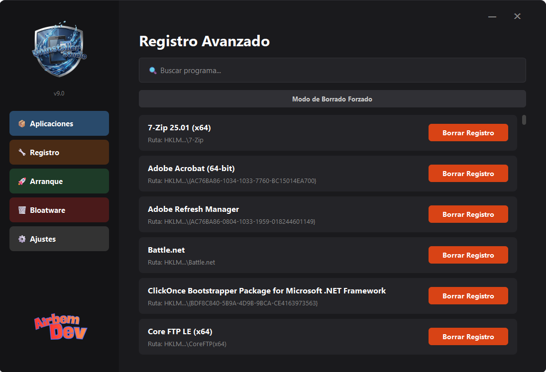 Registry ES