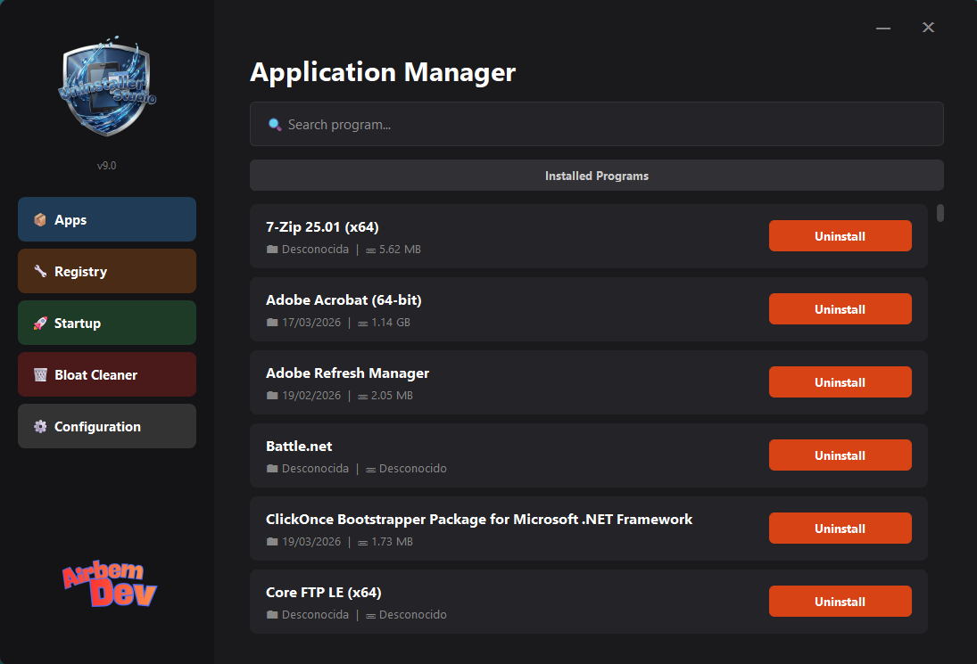 Dashboard EN